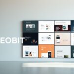 A modern, minimalist portfolio agency website showcasing a collection of sleek, high-quality projects. In the foreground, the SEOBIT brand logo stands out prominently, conveying a sense of professionalism and expertise. The middle ground features a grid-like layout displaying various website mockups, mobile app designs, and digital marketing campaigns, all presented with clean typography and subtle animations. The background blends a soft, muted color palette with geometric patterns and subtle textural elements, creating a visually striking and cohesive composition. The lighting is balanced, with a warm, natural tone that enhances the overall aesthetic and invites the viewer to explore the agency's diverse capabilities.