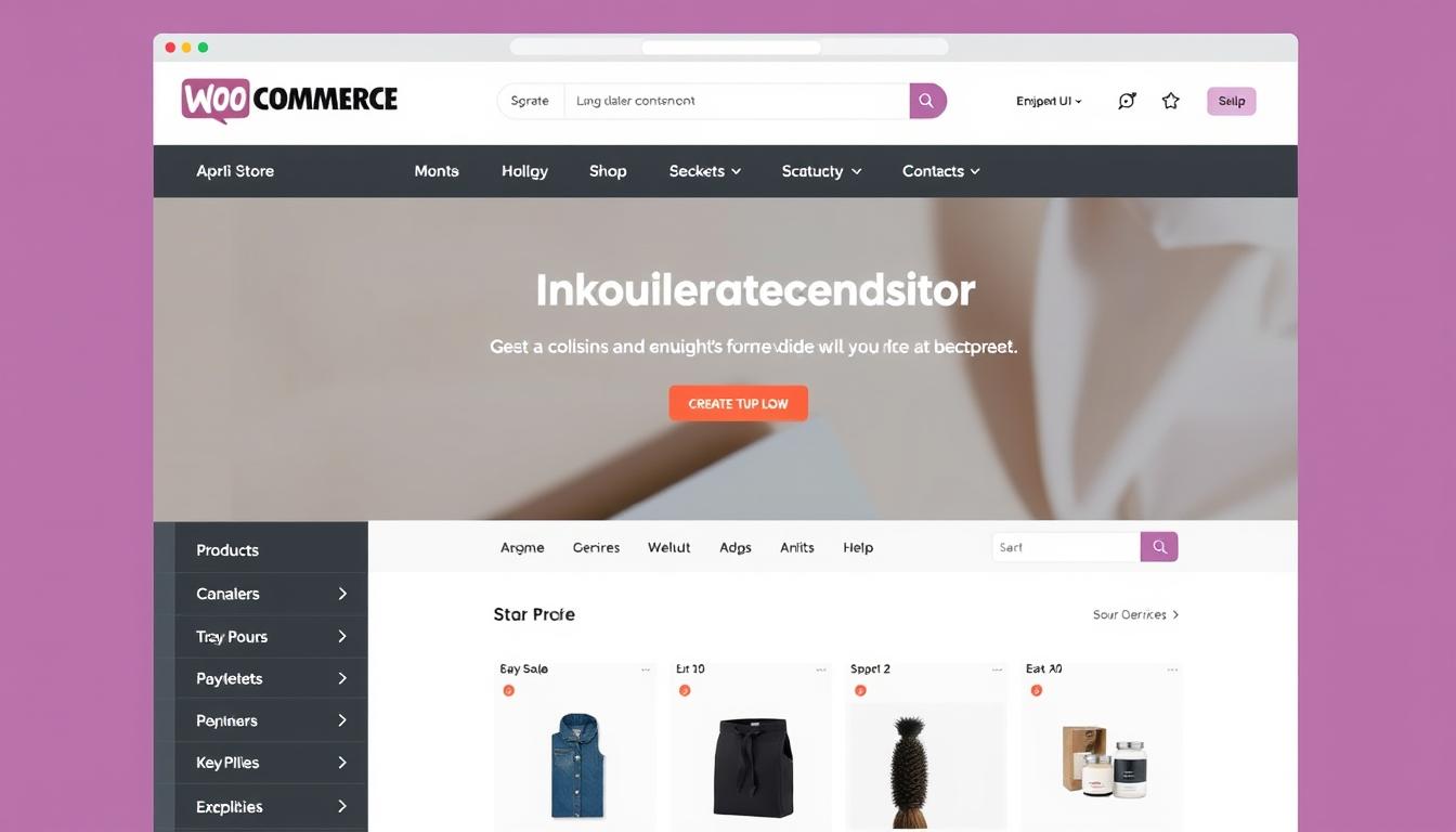 Generuj obrazek przedstawiający sklep internetowy WooCommerce