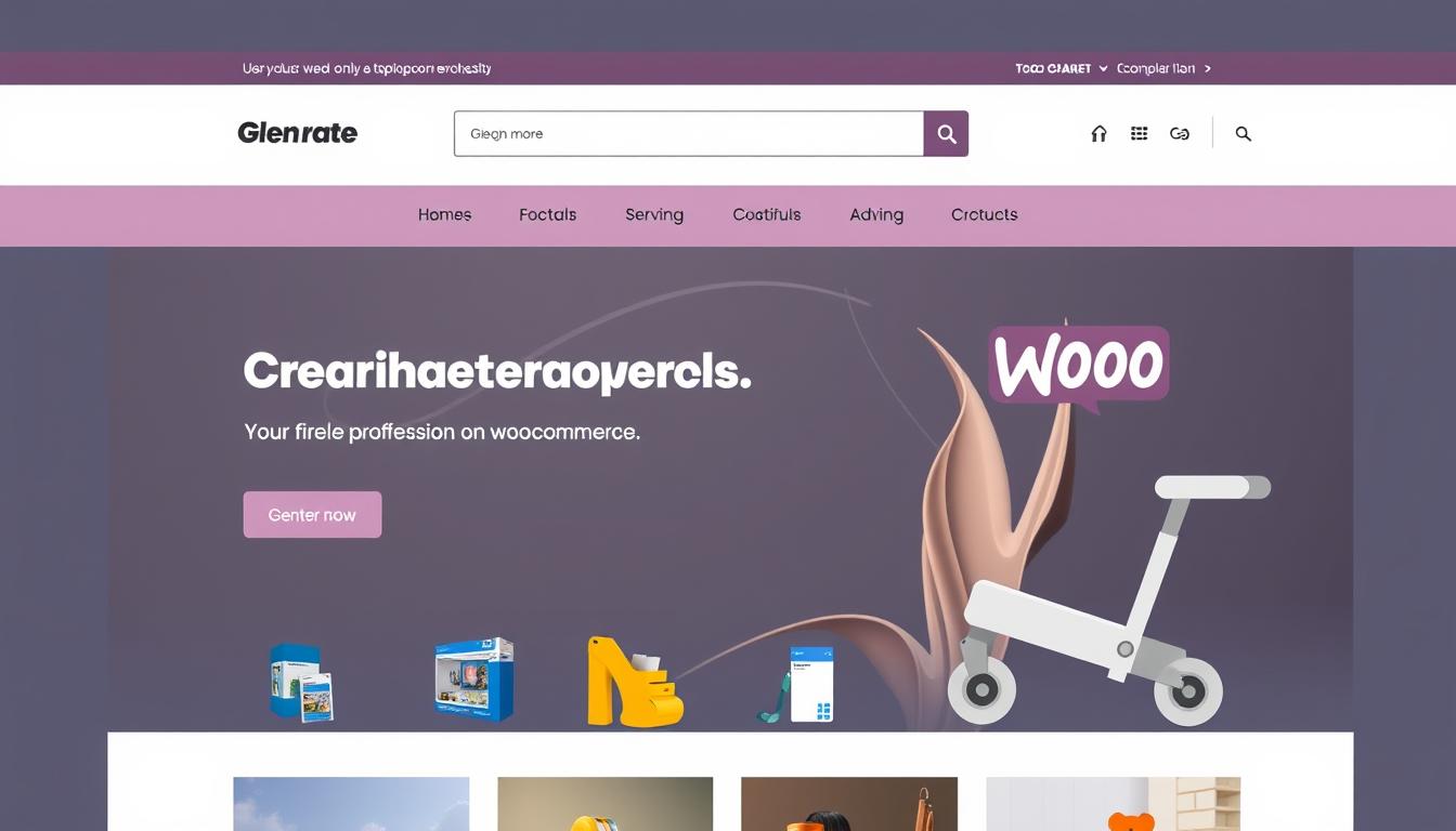 Generuj obrazek: profesjonalny projekt sklepu internetowego na platformie WooCommerce