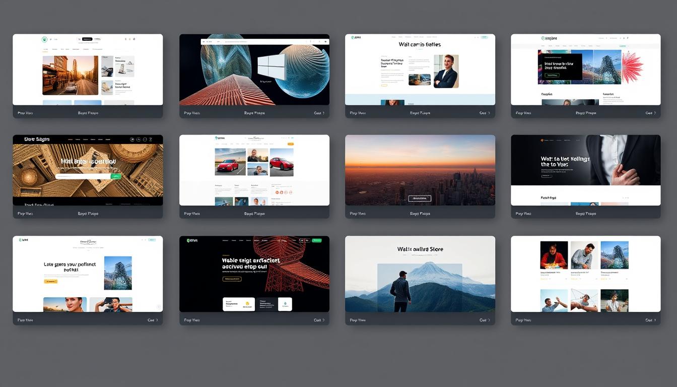 Generuj obrazek przedstawiający portfolio agencji stron internetowych