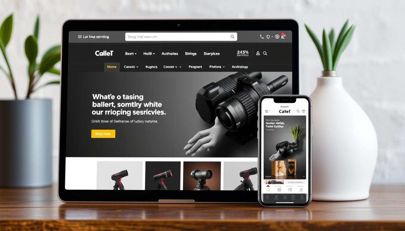 Responsywny sklep internetowy na urządzenia mobilne