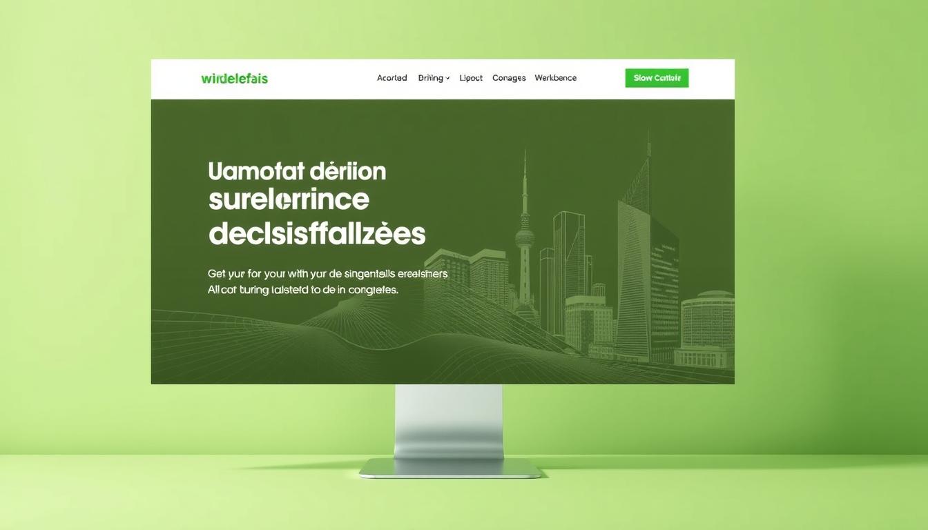 Utwórz obrazek reprezentujący indywidualny projekt graficzny strony www dla firmy w Warszawie.