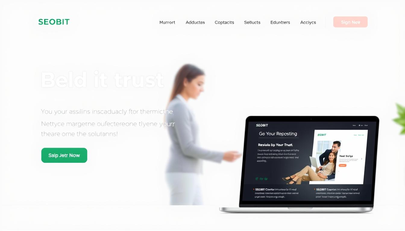 A professional website for a company called SEOBIT, with a clean, modern design and a focus on building trust. The website features a minimalist layout with large, high-quality images showcasing the company's services and expertise. The color palette is muted and calming, with a balanced use of neutral tones and accents of a brand-specific color. The website has a responsive design, ensuring a seamless user experience across devices. The overall atmosphere conveys a sense of professionalism, reliability, and attention to detail, reflecting the company's commitment to delivering exceptional digital solutions. A professional website for a company called SEOBIT, with a clean, modern design and a focus on building trust. The website features a minimalist layout with large, high-quality images showcasing the company's services and expertise. The color palette is muted and calming, with a balanced use of neutral tones and accents of a brand-specific color. The website has a responsive design, ensuring a seamless user experience across devices. The overall atmosphere conveys a sense of professionalism, reliability, and attention to detail, reflecting the company's commitment to delivering exceptional digital solutions.